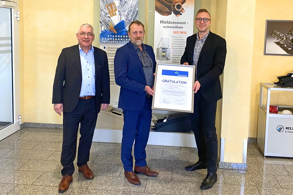 Wirtschaftsförderung Bergstrasse gratuliert KLN Ultraschall AG 