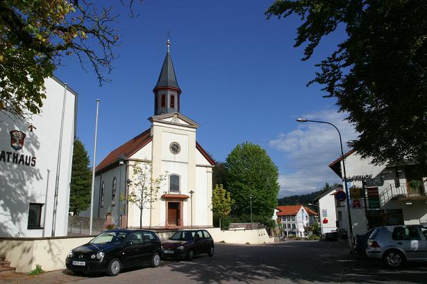 Abtsteinach Ortskern mit Kirche