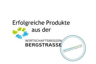 Neuer Blätterkatalog "Erfolgreiche Produkte aus der Wirtschaftsregion Bergstraße"