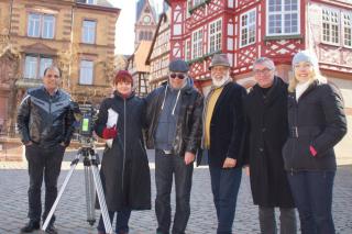 Dreharbeiten für Musikvideo in Heppenheim