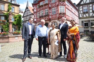 Empfang des indischen Generalkonsulats aus Frankfurt