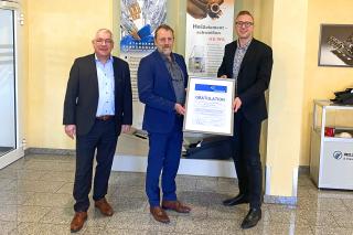Wirtschaftsförderung Bergstrasse gratuliert KLN Ultraschall AG 