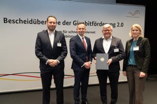 Bund fördert Gigabitausbau im Interkommunalen Breitbandnetz IKbit